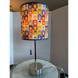 Marvel Avengers Kids Table Lamp Superhero Bedroom Nightstand Light